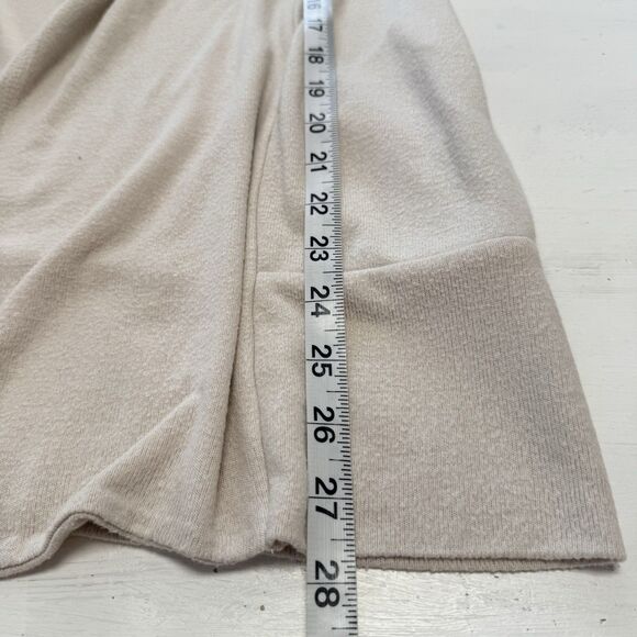 Z Supply Women's Sand Marled Hooded Open Front Cardigan Lightweight Size M - Picture 13 of 14